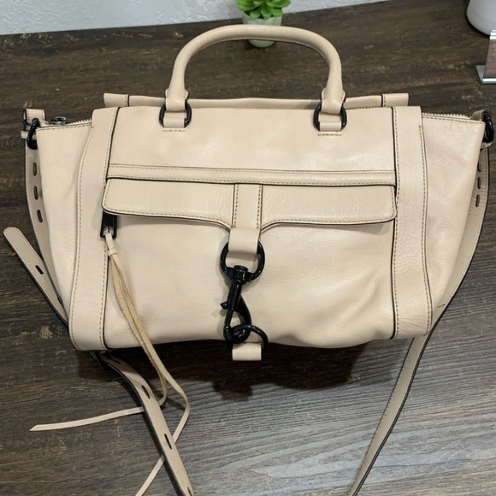 Rebecca Minkcoff Leather Baby Pink Crossbody Tote